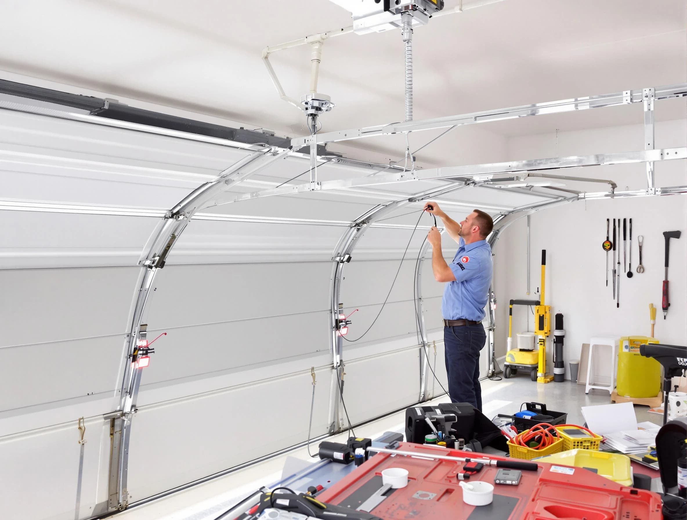 Garage door cable repair service by Citrus Park Garage Door Repair in Citrus Park