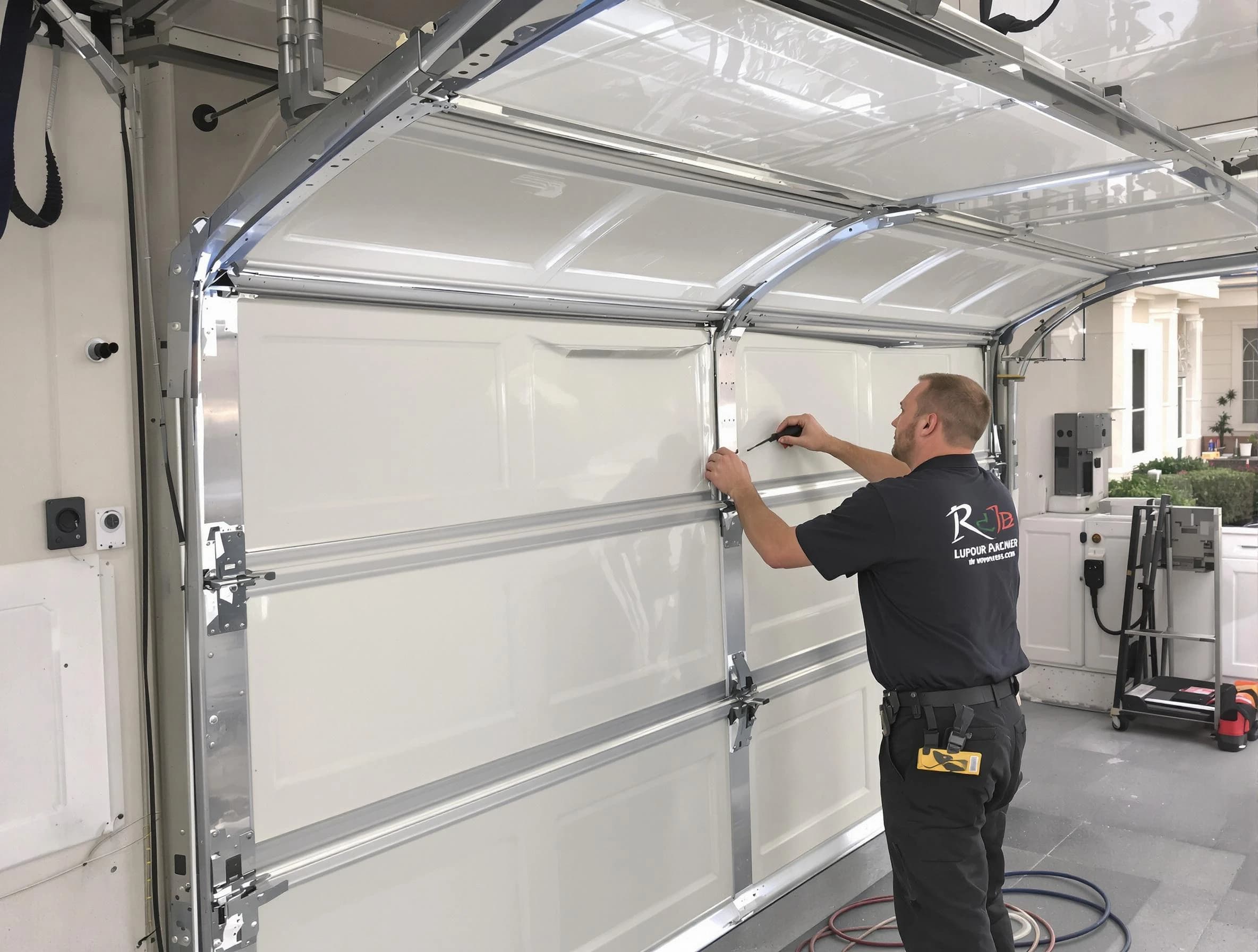 Citrus Park Garage Door Repair professional performing panel repair in Citrus Park