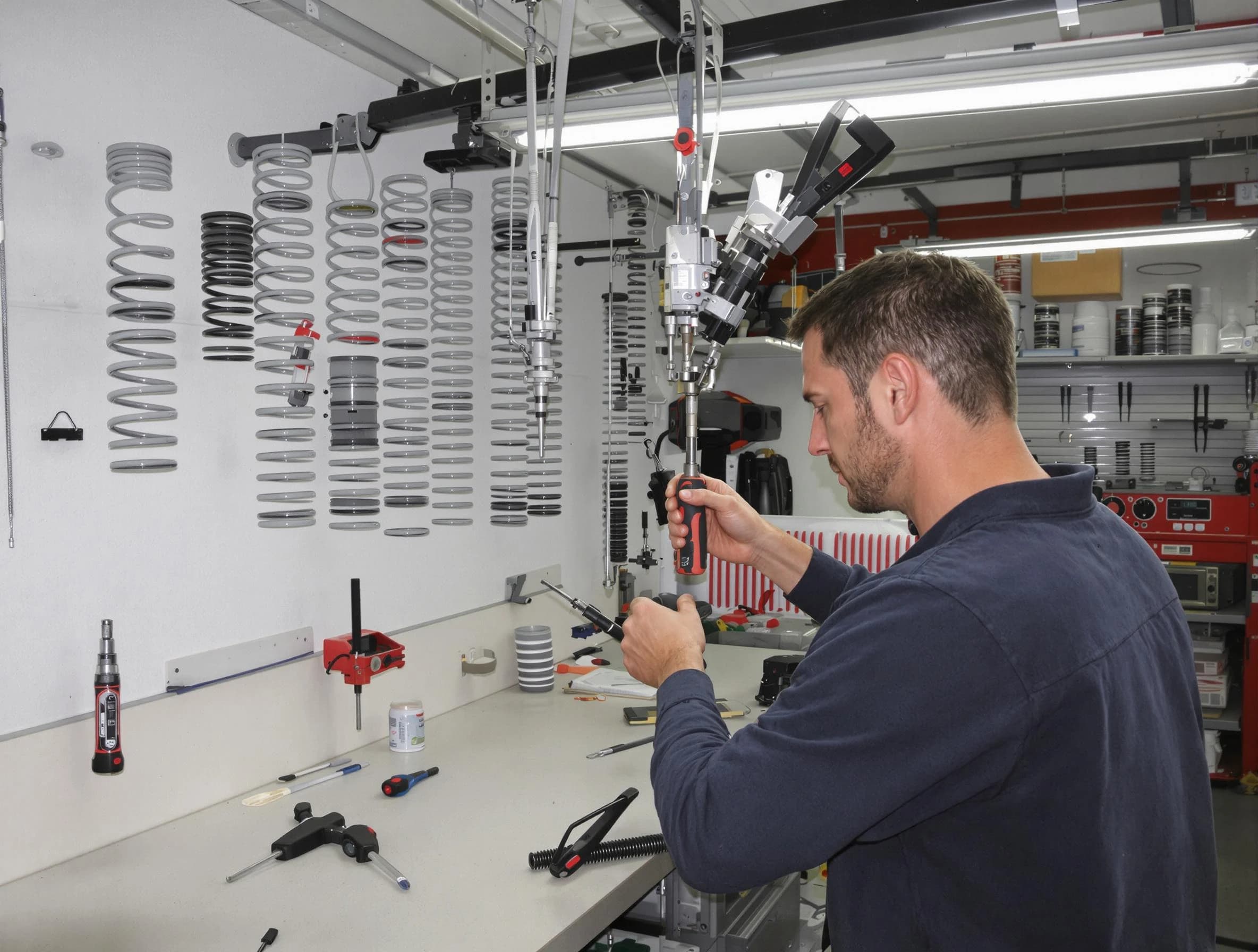 Citrus Park Garage Door Repair safety certified technician performing precision spring replacement in Citrus Park