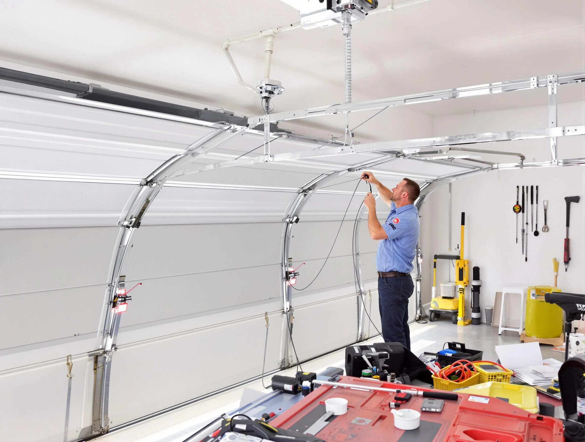 Garage door cable repair service by Citrus Park Garage Door Repair in Citrus Park