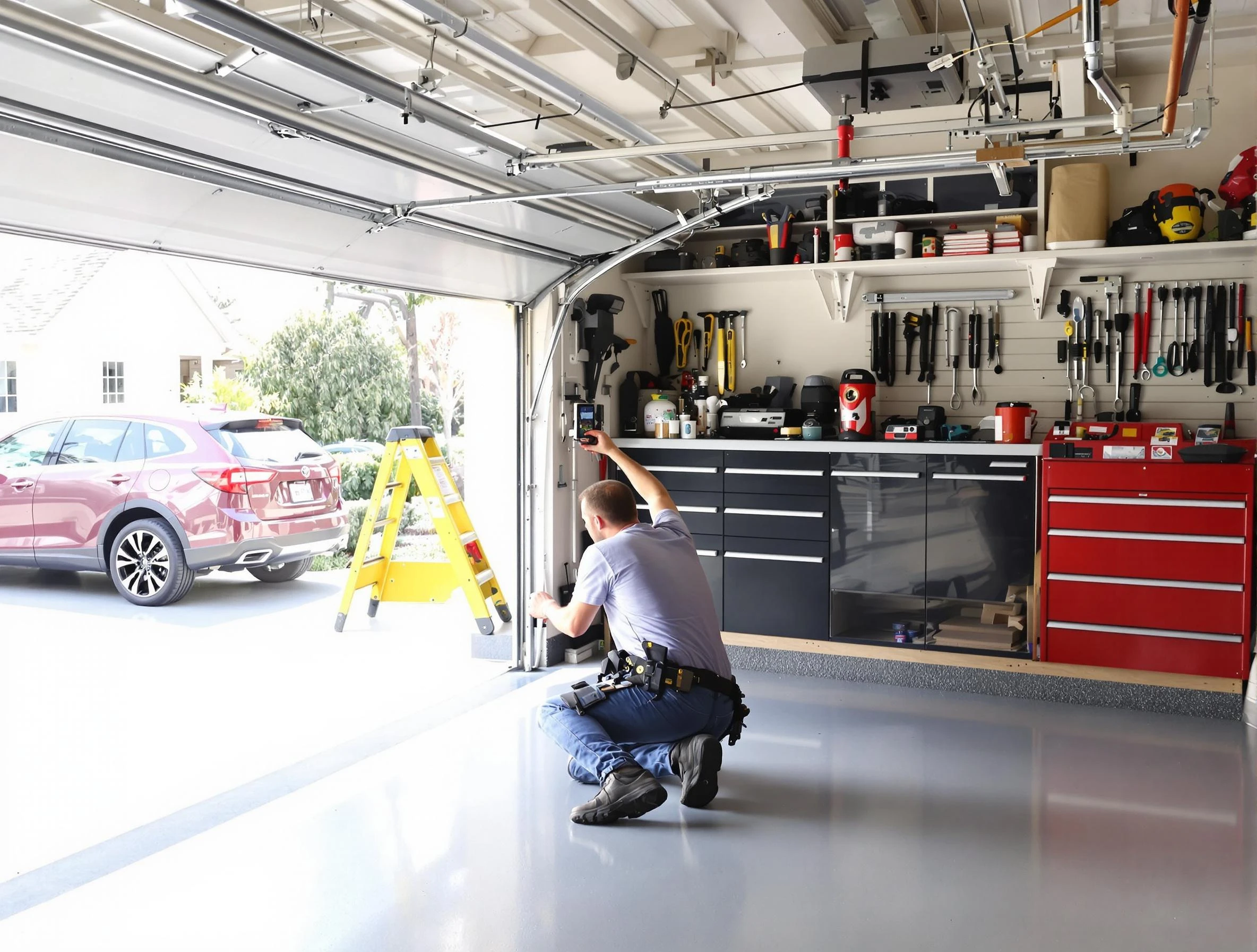 Local garage door repair service by Citrus Park Garage Door Repair in Citrus Park