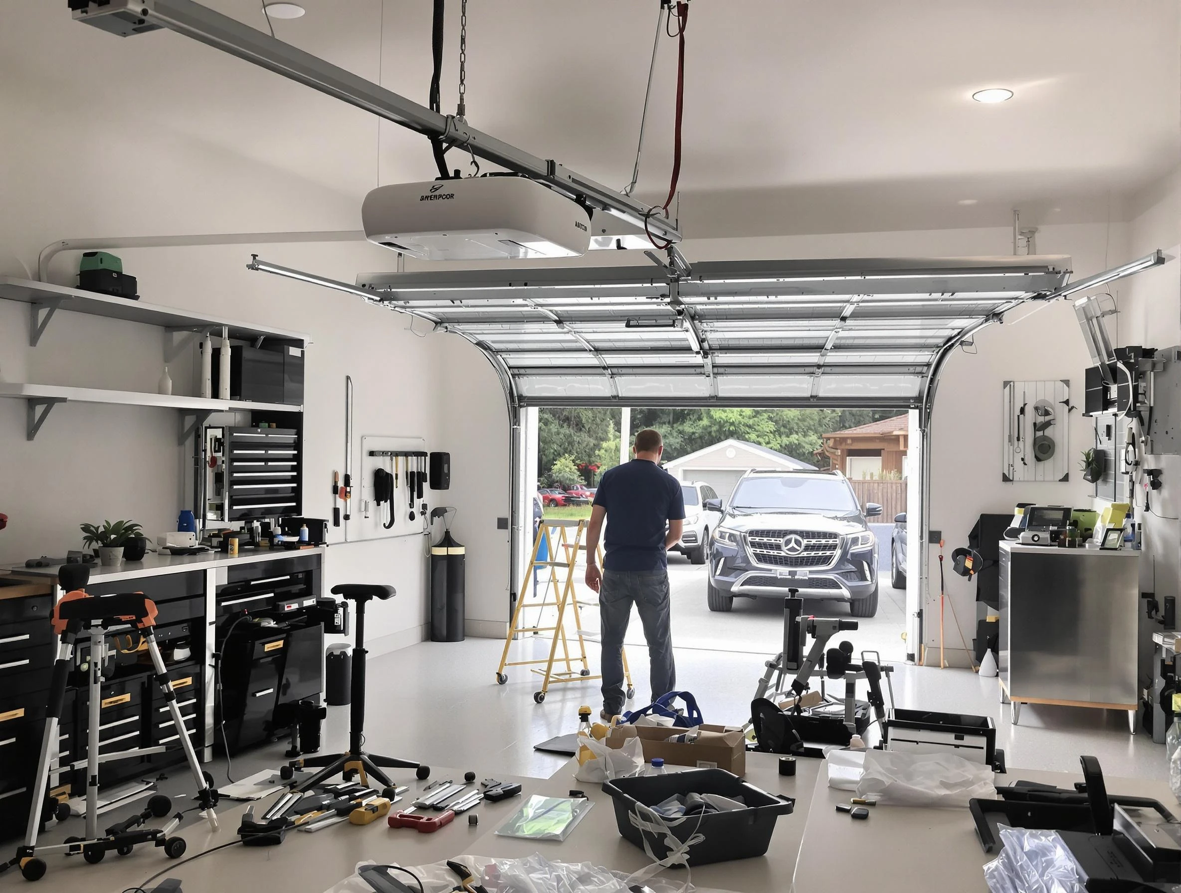 Garage door opener installation by Citrus Park Garage Door Repair in Citrus Park