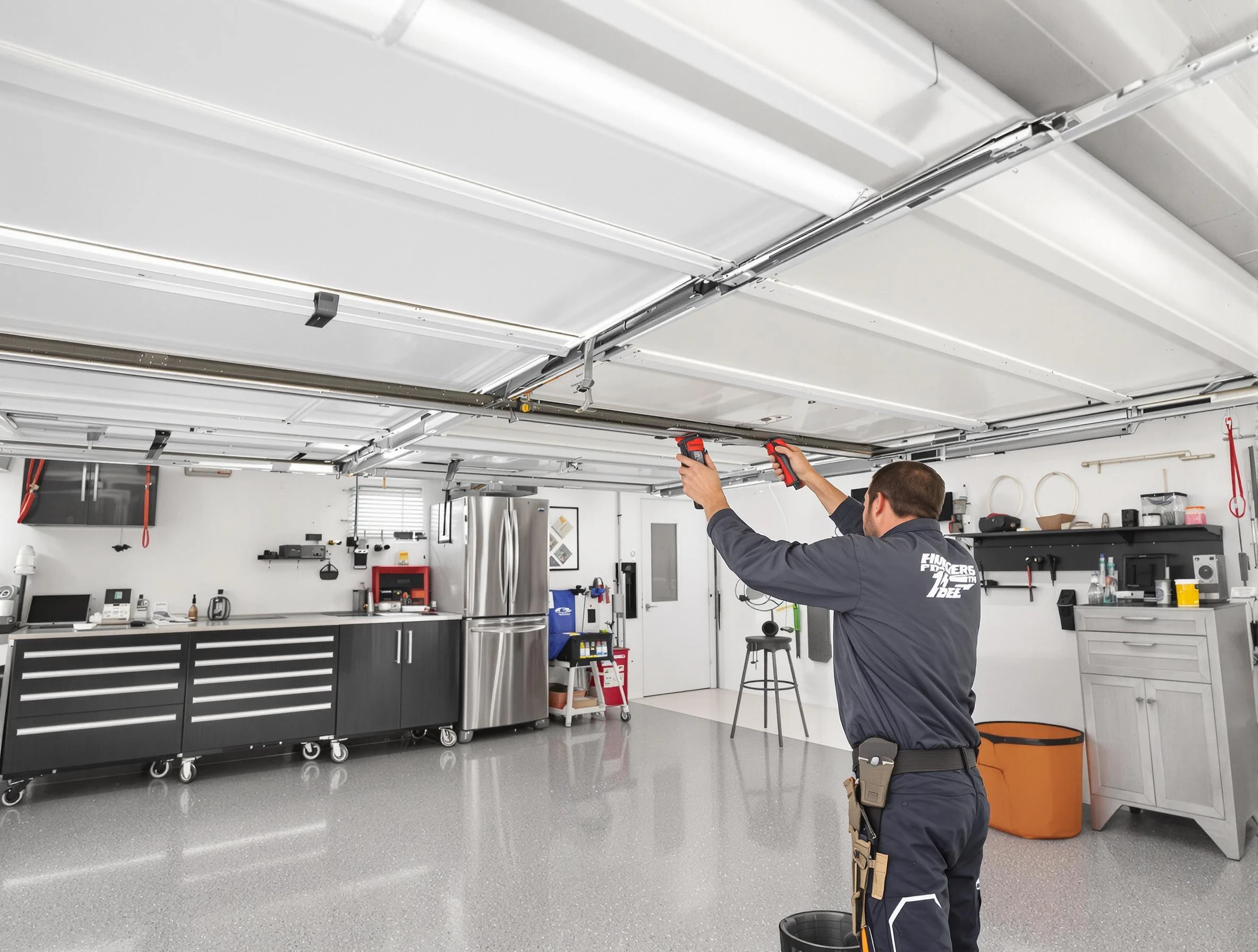 Overhead garage door repair service by Citrus Park Garage Door Repair in Citrus Park